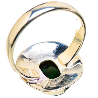 Black Opal Rings handcrafted by Ana Silver Co - RING130038 - Photo 3