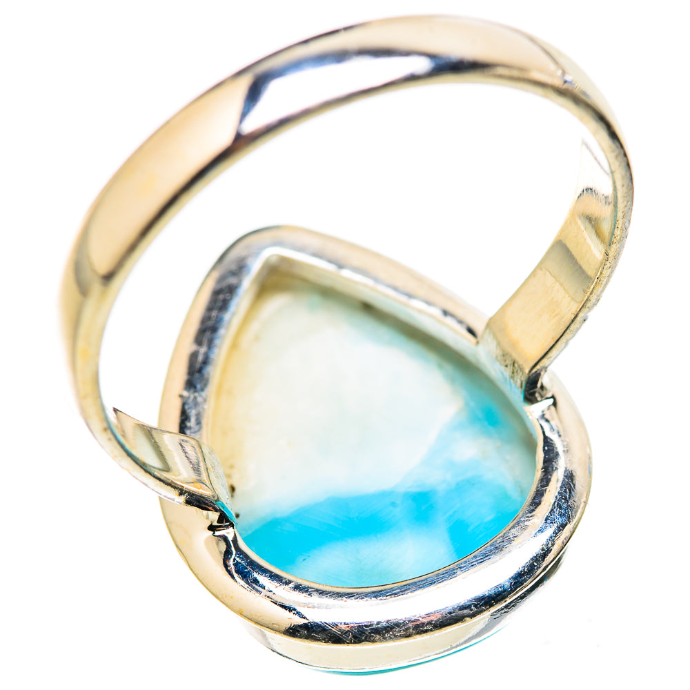 Larimar Rings handcrafted by Ana Silver Co - RING130042 - Photo 3