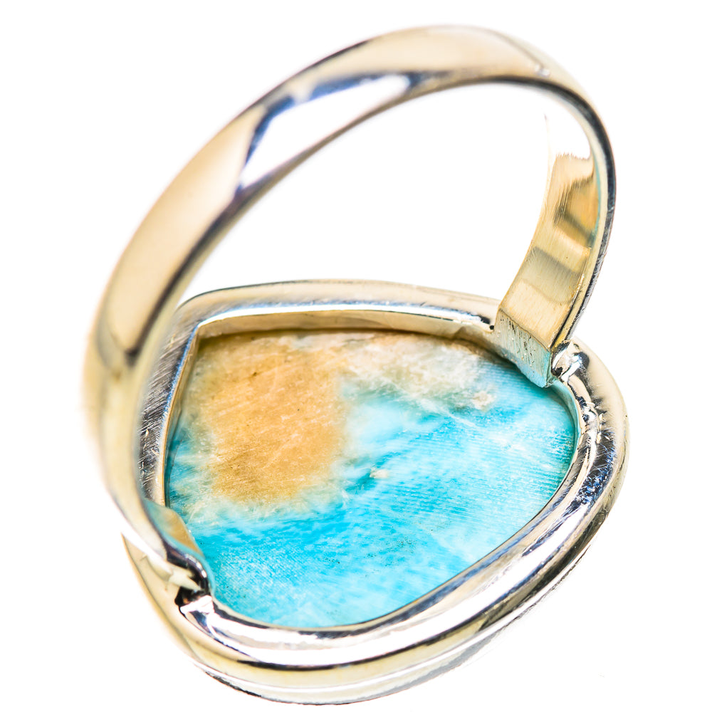 Larimar Rings handcrafted by Ana Silver Co - RING130065 - Photo 3
