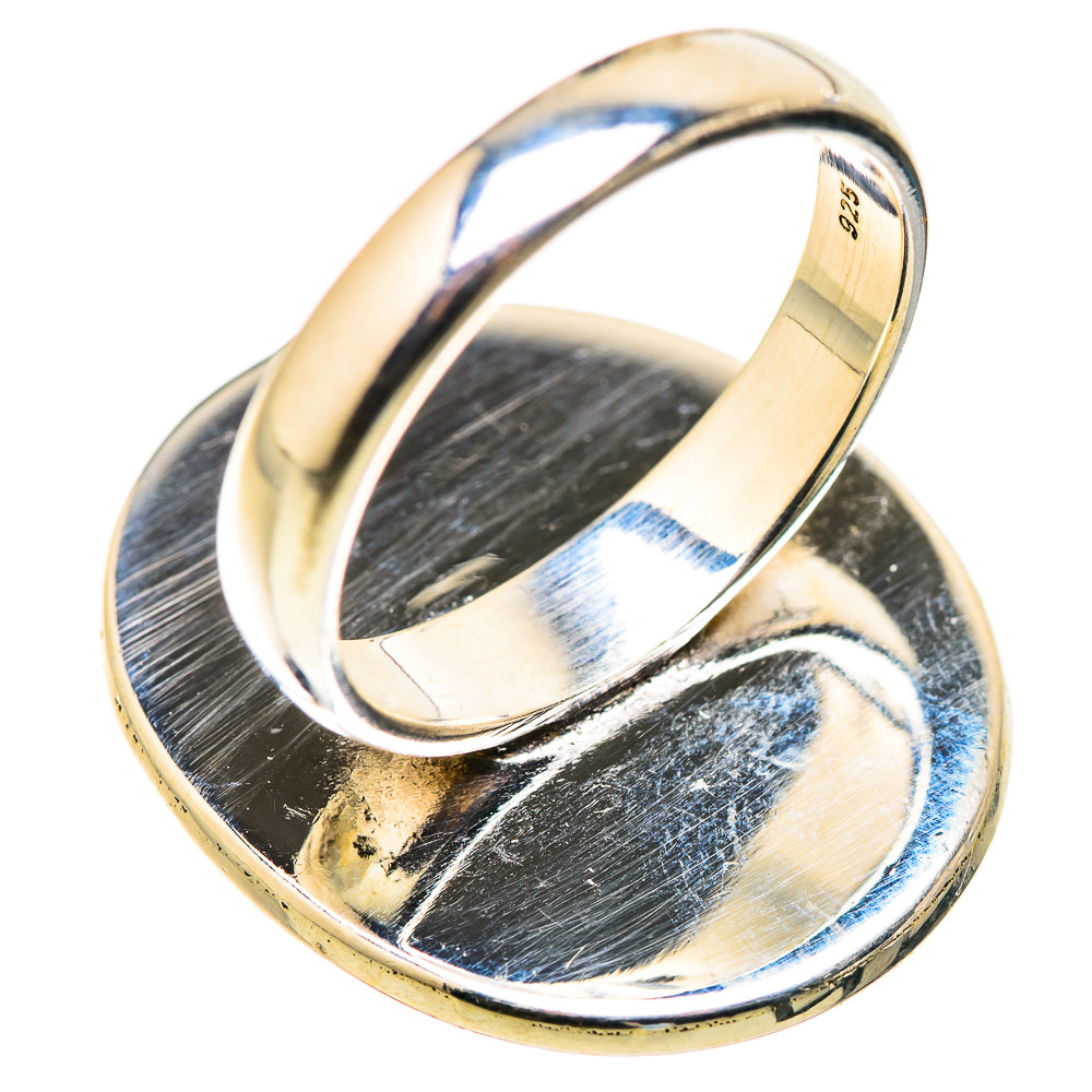 Rainbow Moonstone Rings handcrafted by Ana Silver Co - RING130068 - Photo 3
