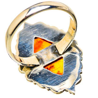 Baltic Amber Rings handcrafted by Ana Silver Co - RING130076 - Photo 3