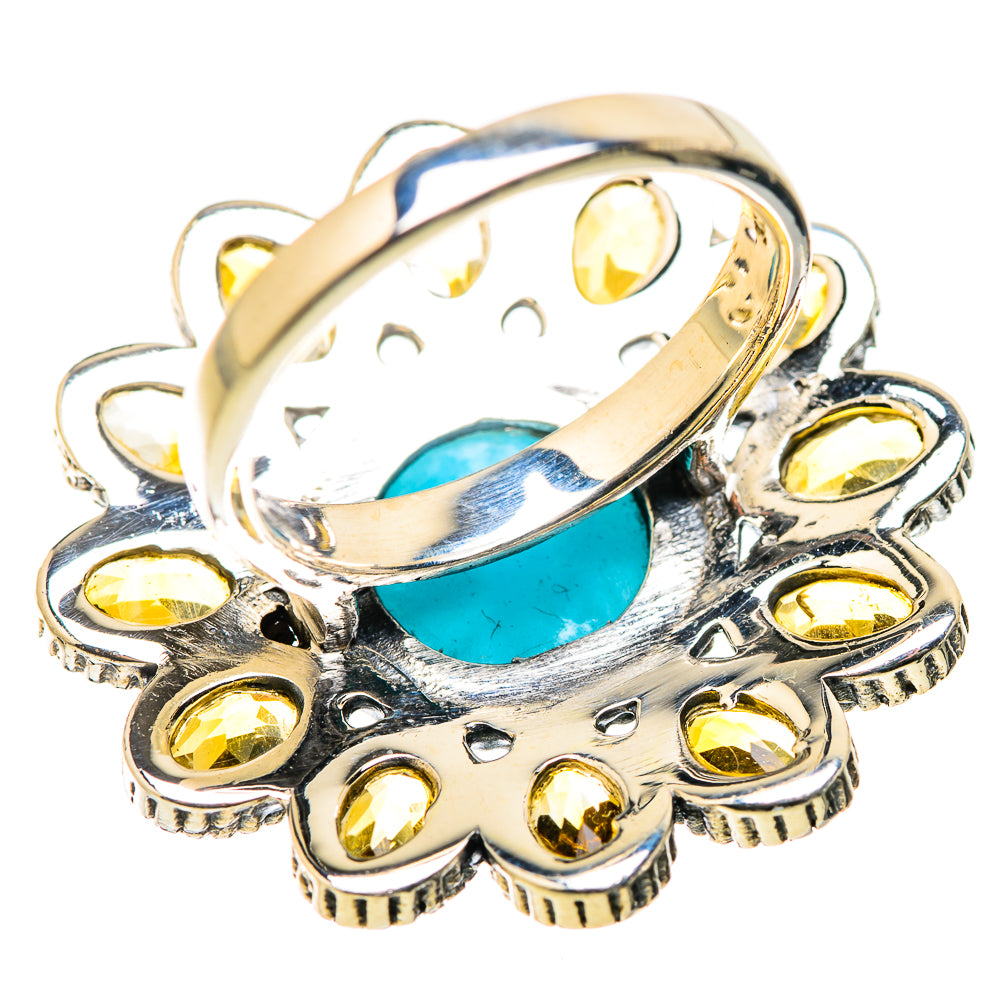 Larimar Rings handcrafted by Ana Silver Co - RING130086 - Photo 3