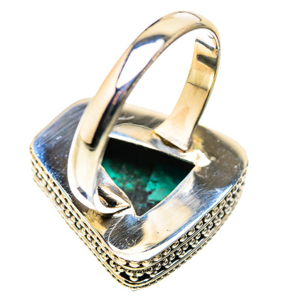 Malachite In Chrysocolla Rings handcrafted by Ana Silver Co - RING130087 - Photo 3