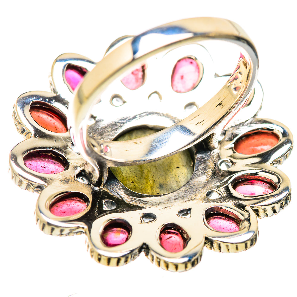 Labradorite Rings handcrafted by Ana Silver Co - RING130096 - Photo 3