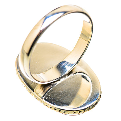 Rainbow Moonstone Rings handcrafted by Ana Silver Co - RING130098 - Photo 3