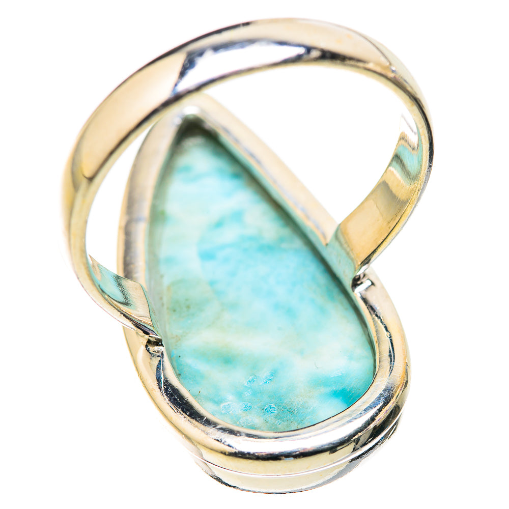 Larimar Rings handcrafted by Ana Silver Co - RING130099 - Photo 3