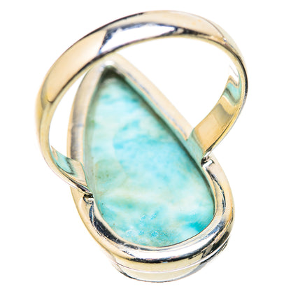 Larimar Rings handcrafted by Ana Silver Co - RING130099 - Photo 3