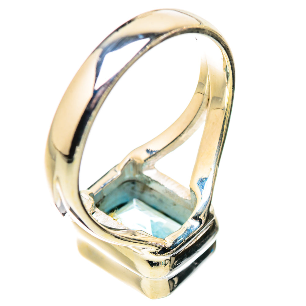 Blue Topaz Rings handcrafted by Ana Silver Co - RING130153 - Photo 3