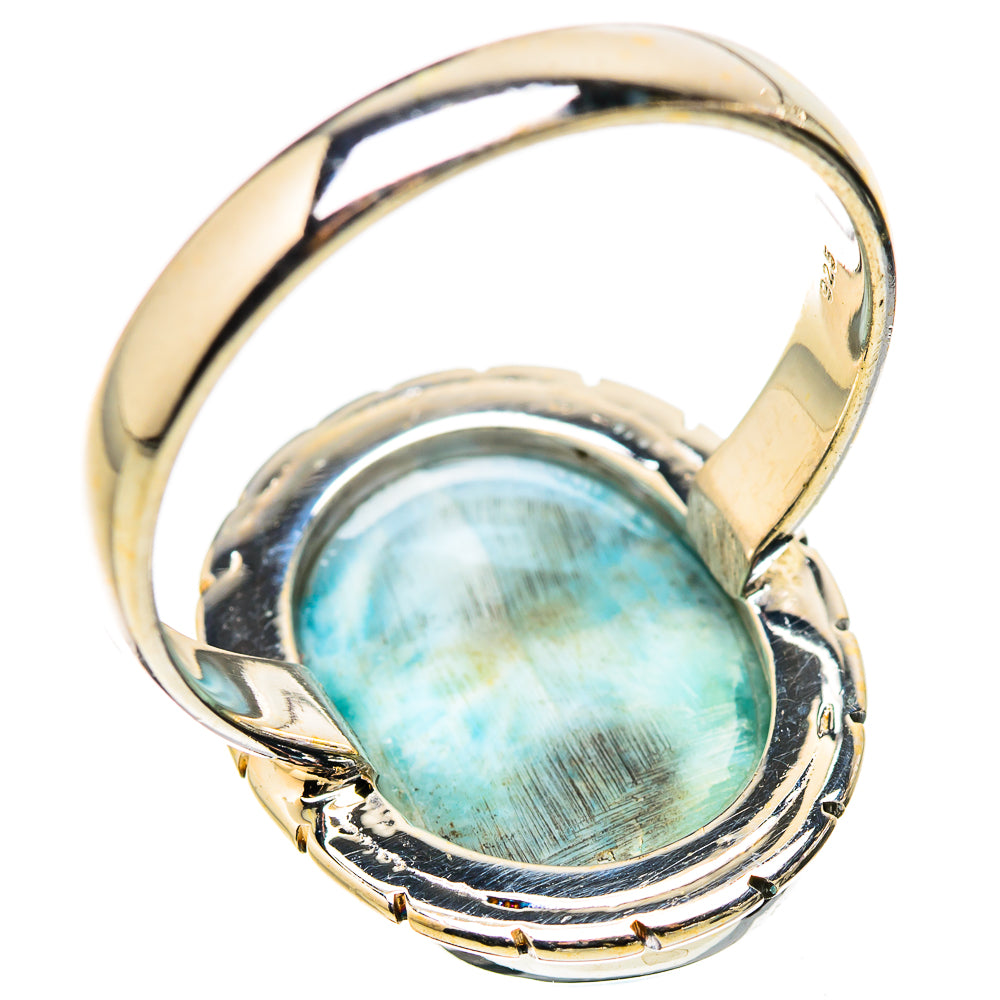 Larimar Rings handcrafted by Ana Silver Co - RING130154 - Photo 3