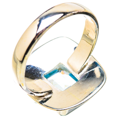 Blue Topaz Rings handcrafted by Ana Silver Co - RING130155 - Photo 3