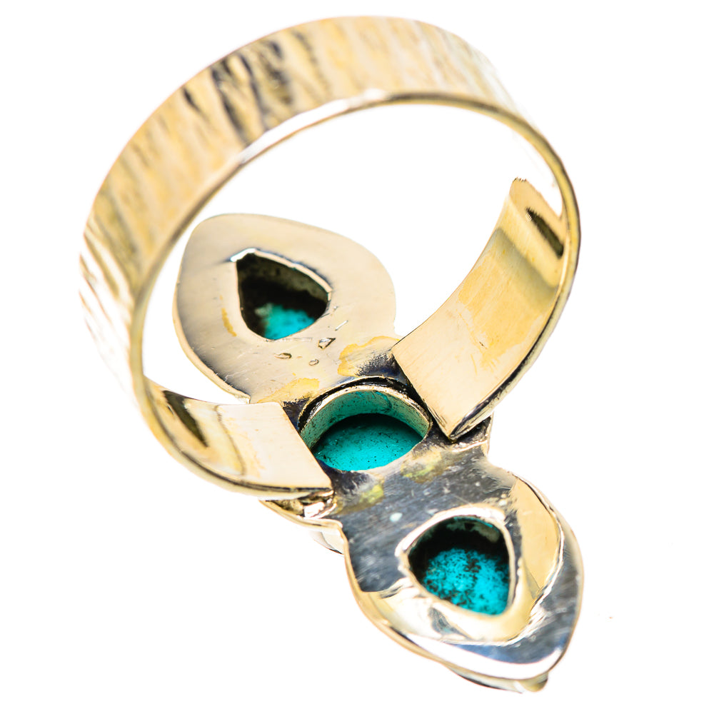Sleeping Beauty Turquoise Rings handcrafted by Ana Silver Co - RING130157 - Photo 3