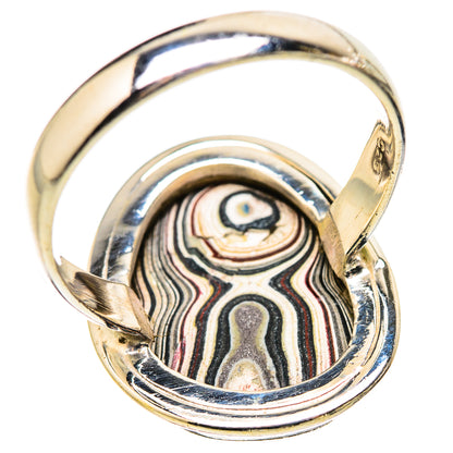 Fordite Rings handcrafted by Ana Silver Co - RING130172 - Photo 3