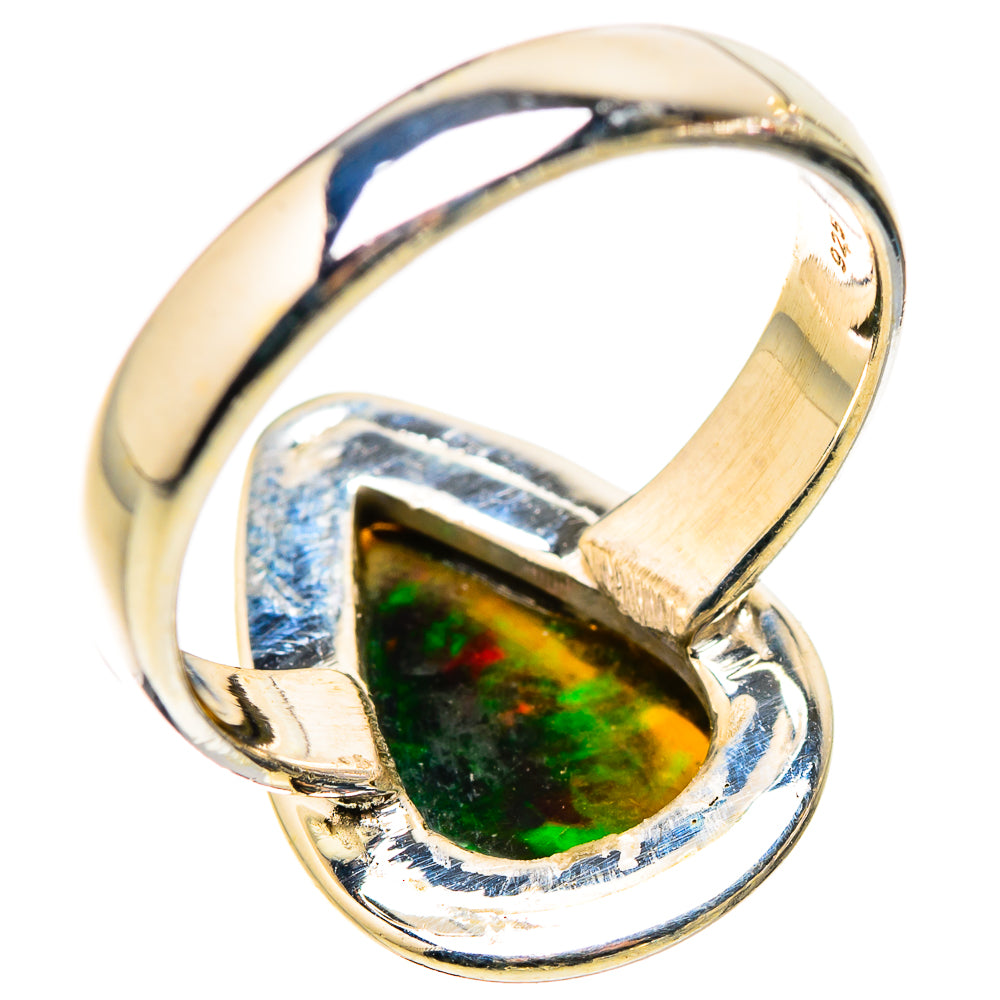 Black Opal Rings handcrafted by Ana Silver Co - RING130177 - Photo 3