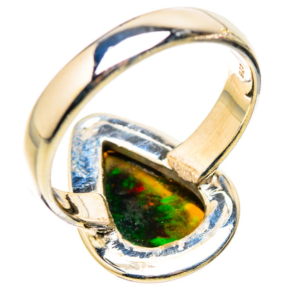 Black Opal Rings handcrafted by Ana Silver Co - RING130177 - Photo 3