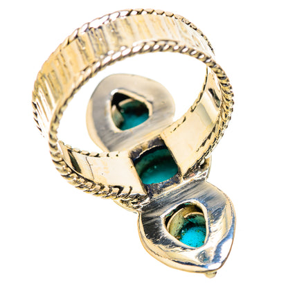 Sleeping Beauty Turquoise Rings handcrafted by Ana Silver Co - RING130183 - Photo 3