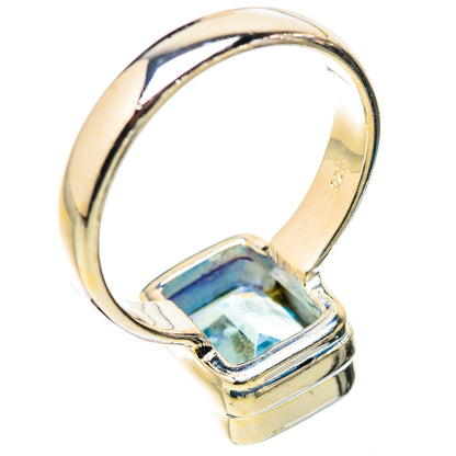 Blue Topaz Rings handcrafted by Ana Silver Co - RING130186 - Photo 3