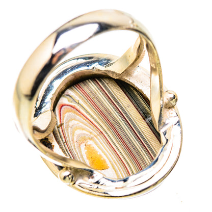 Fordite Rings handcrafted by Ana Silver Co - RING130198 - Photo 3