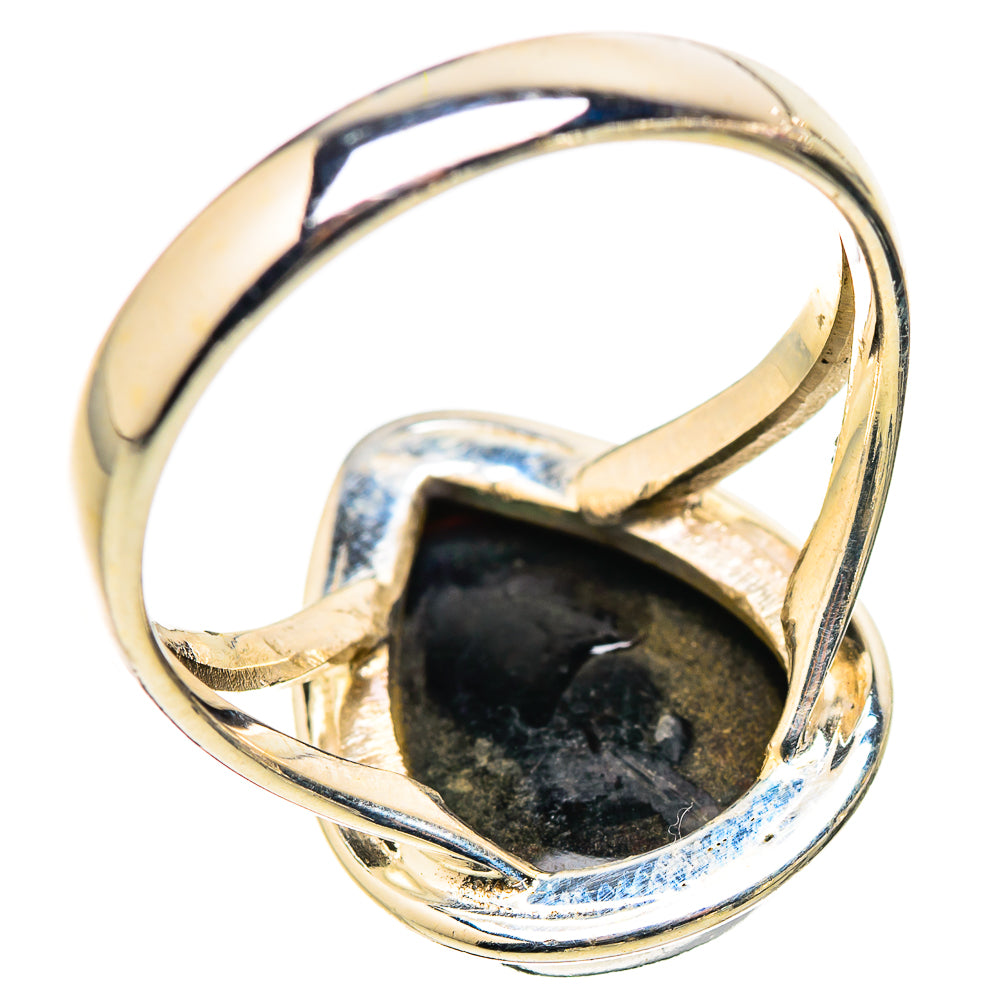 Black Opal Rings handcrafted by Ana Silver Co - RING130202 - Photo 3