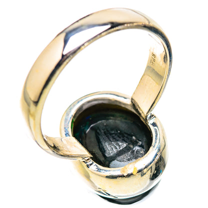 Black Opal Rings handcrafted by Ana Silver Co - RING130204 - Photo 3