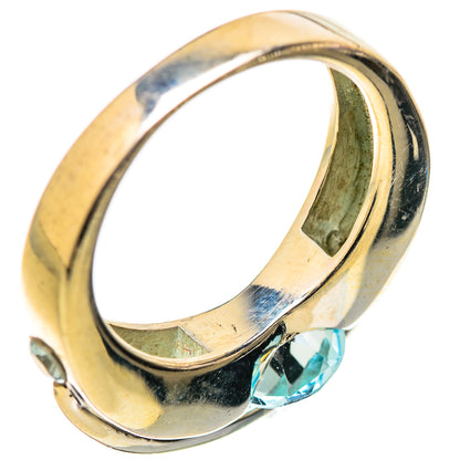 Blue Topaz Rings handcrafted by Ana Silver Co - RING130210 - Photo 3
