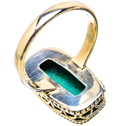 Malachite In Chrysocolla Rings handcrafted by Ana Silver Co - RING130226 - Photo 3