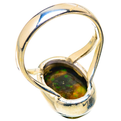 Black Opal Rings handcrafted by Ana Silver Co - RING130229 - Photo 3