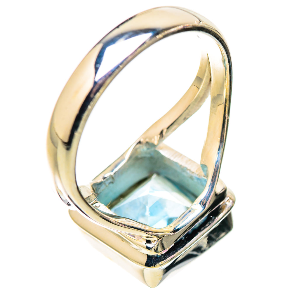 Blue Topaz Rings handcrafted by Ana Silver Co - RING130232 - Photo 3