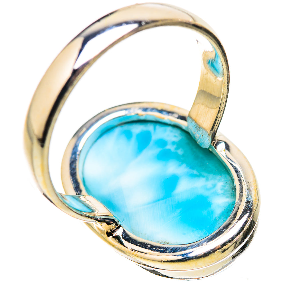 Larimar Rings handcrafted by Ana Silver Co - RING130233 - Photo 3
