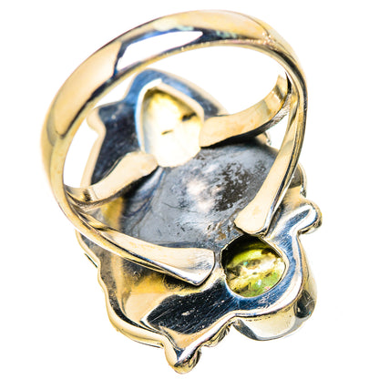 Rainbow Moonstone Rings handcrafted by Ana Silver Co - RING130238 - Photo 3