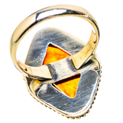 Baltic Amber Rings handcrafted by Ana Silver Co - RING130240 - Photo 3