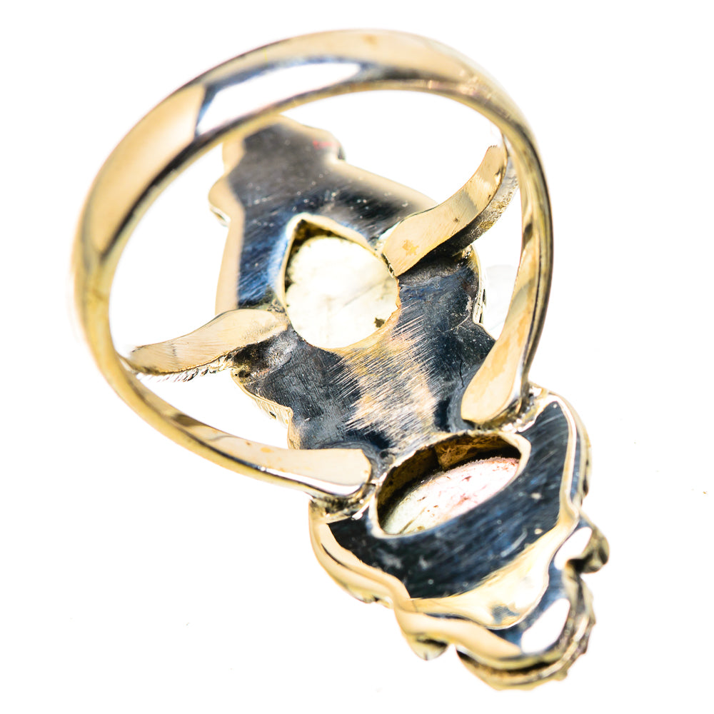 Rainbow Moonstone Rings handcrafted by Ana Silver Co - RING130248 - Photo 3
