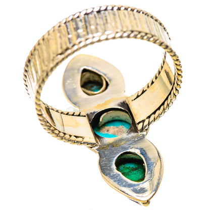 Sleeping Beauty Turquoise Rings handcrafted by Ana Silver Co - RING130251 - Photo 3