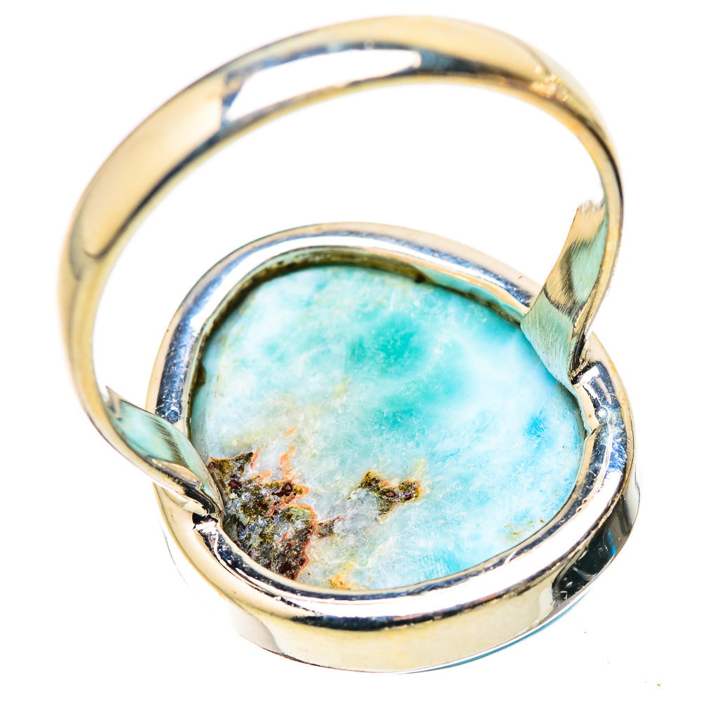Larimar Rings handcrafted by Ana Silver Co - RING130252 - Photo 3