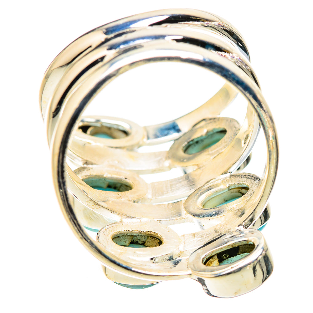 Larimar Rings handcrafted by Ana Silver Co - RING130255 - Photo 3