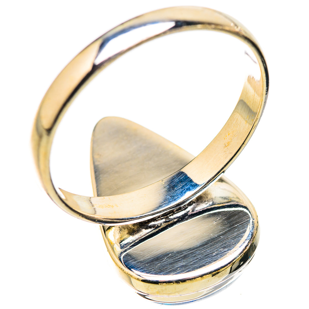 Rainbow Moonstone Rings handcrafted by Ana Silver Co - RING130256 - Photo 3