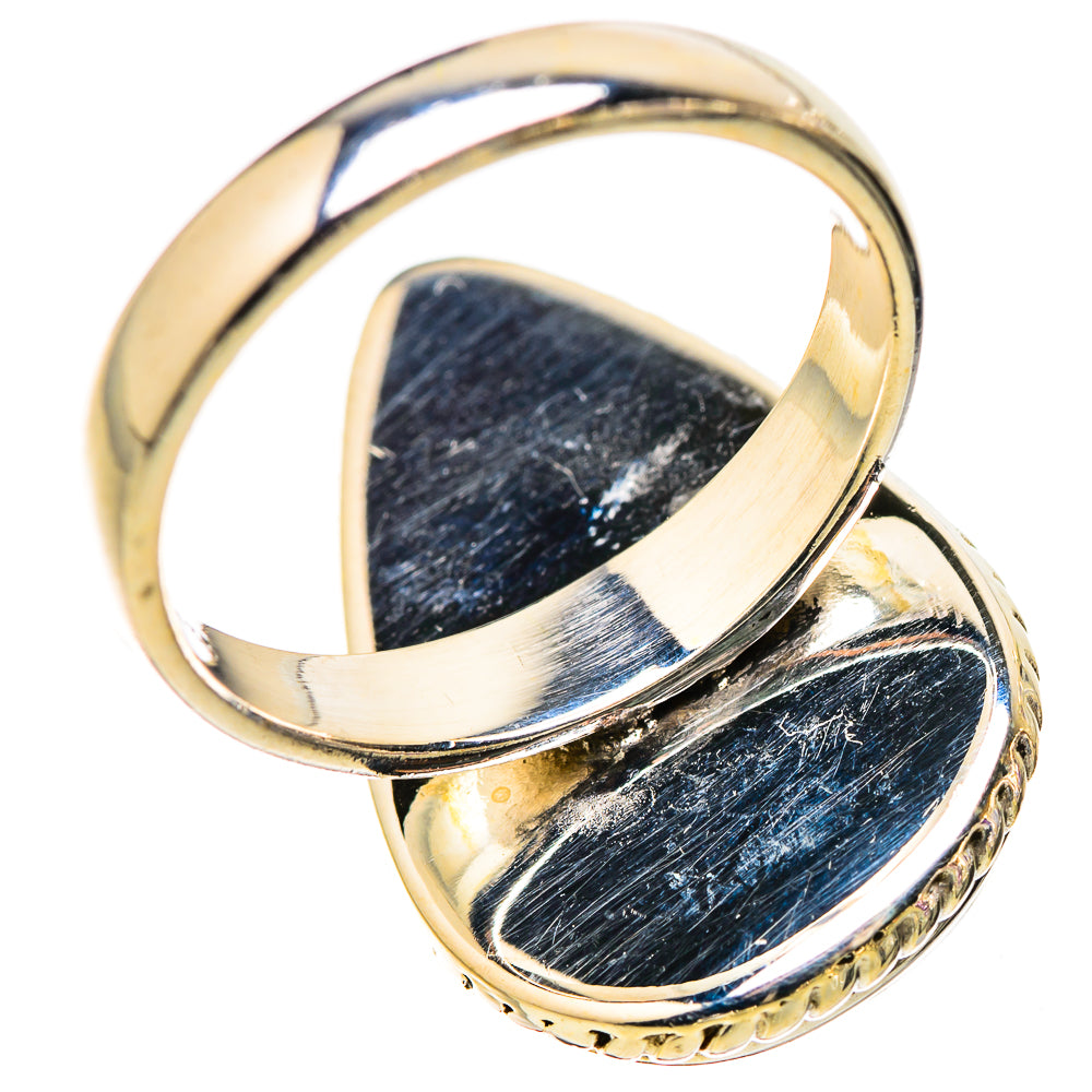 Green Moonstone Rings handcrafted by Ana Silver Co - RING130257 - Photo 3