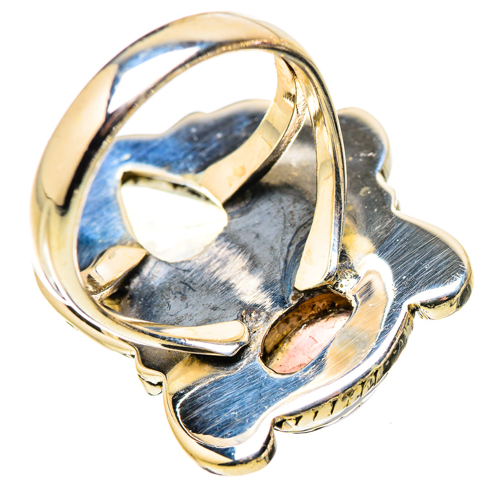 Rainbow Moonstone Rings handcrafted by Ana Silver Co - RING130266 - Photo 3