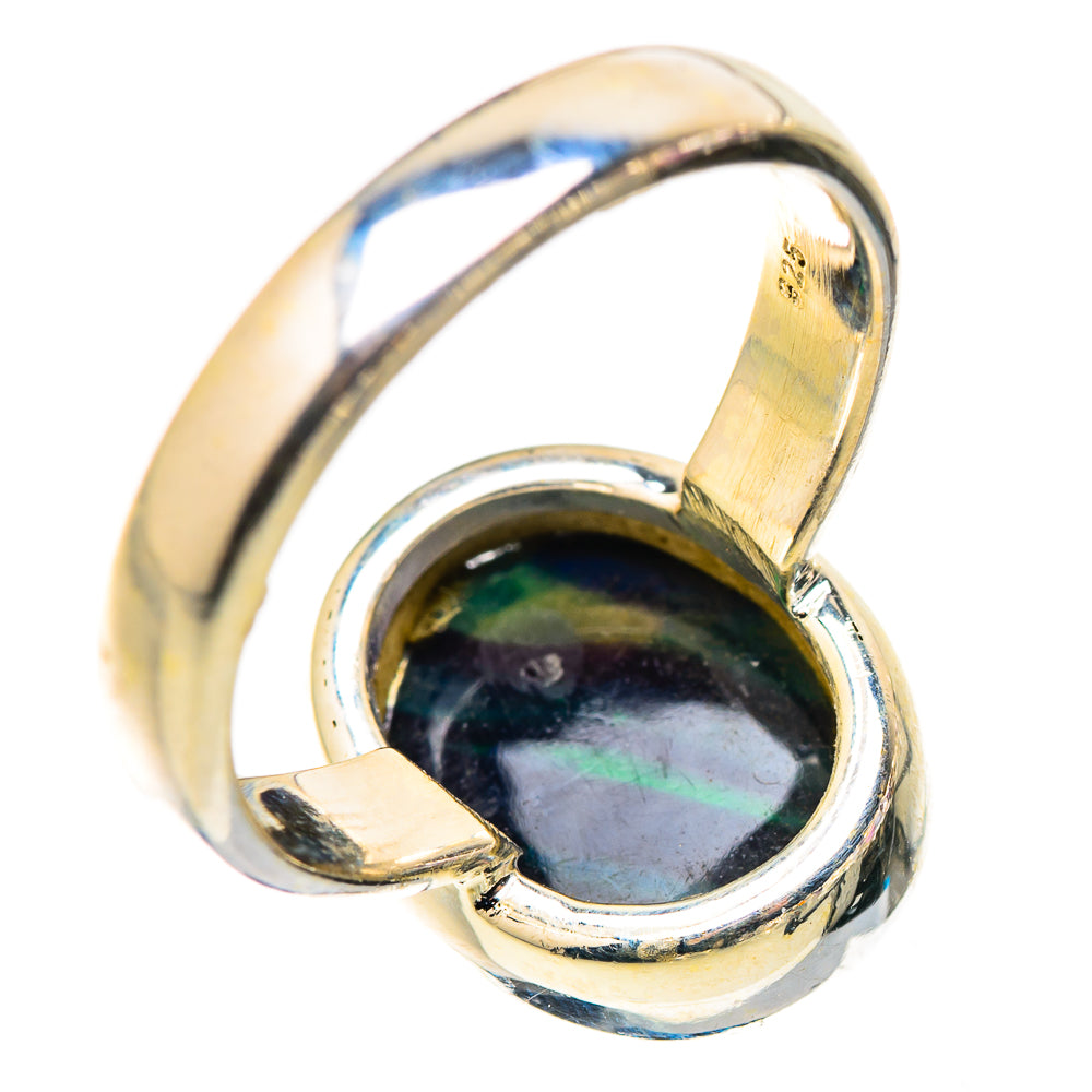 Black Opal Rings handcrafted by Ana Silver Co - RING130270 - Photo 3