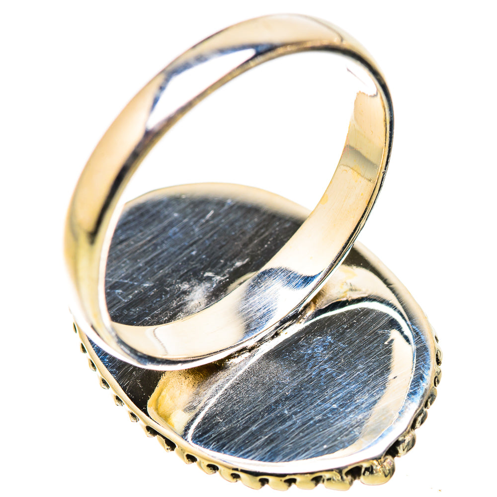 Rainbow Moonstone Rings handcrafted by Ana Silver Co - RING130273 - Photo 3