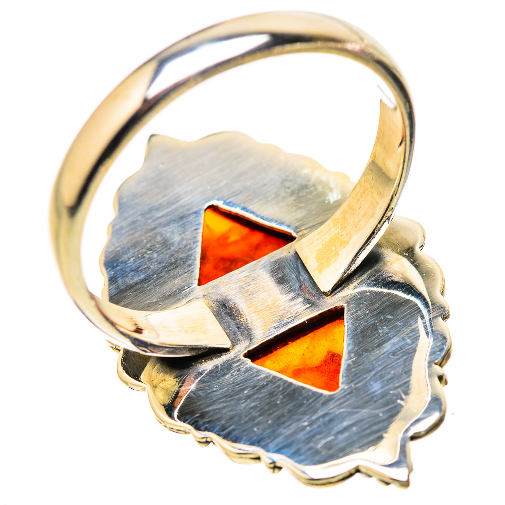 Baltic Amber Rings handcrafted by Ana Silver Co - RING130284 - Photo 3