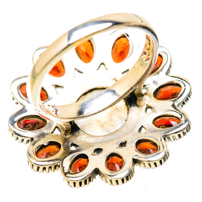 Rainbow Moonstone Rings handcrafted by Ana Silver Co - RING130286 - Photo 3
