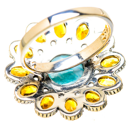 Larimar Rings handcrafted by Ana Silver Co - RING130291 - Photo 3