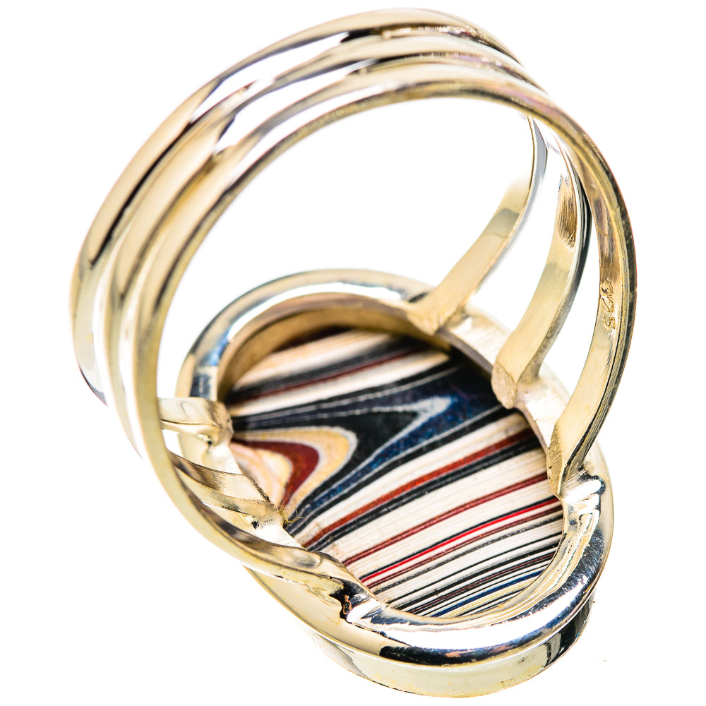 Fordite Rings handcrafted by Ana Silver Co - RING130292 - Photo 3