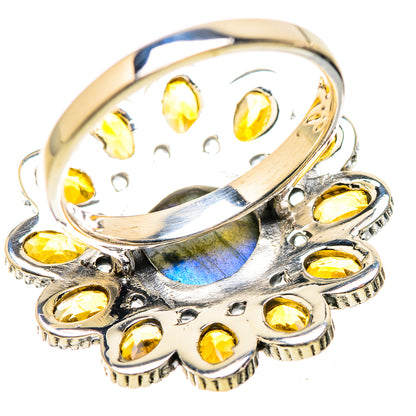 Labradorite Rings handcrafted by Ana Silver Co - RING130294 - Photo 3