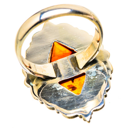 Baltic Amber Rings handcrafted by Ana Silver Co - RING130304 - Photo 3