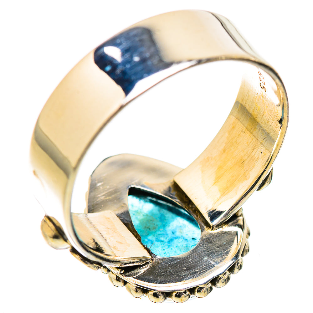 Blue Fluorite Rings handcrafted by Ana Silver Co - RING130329 - Photo 3