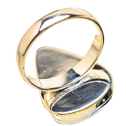 Rainbow Moonstone Rings handcrafted by Ana Silver Co - RING130331 - Photo 3