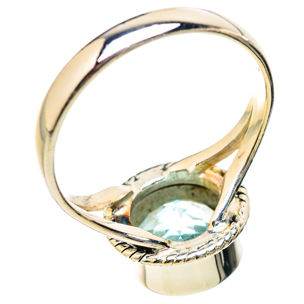 Blue Topaz Rings handcrafted by Ana Silver Co - RING130332 - Photo 3