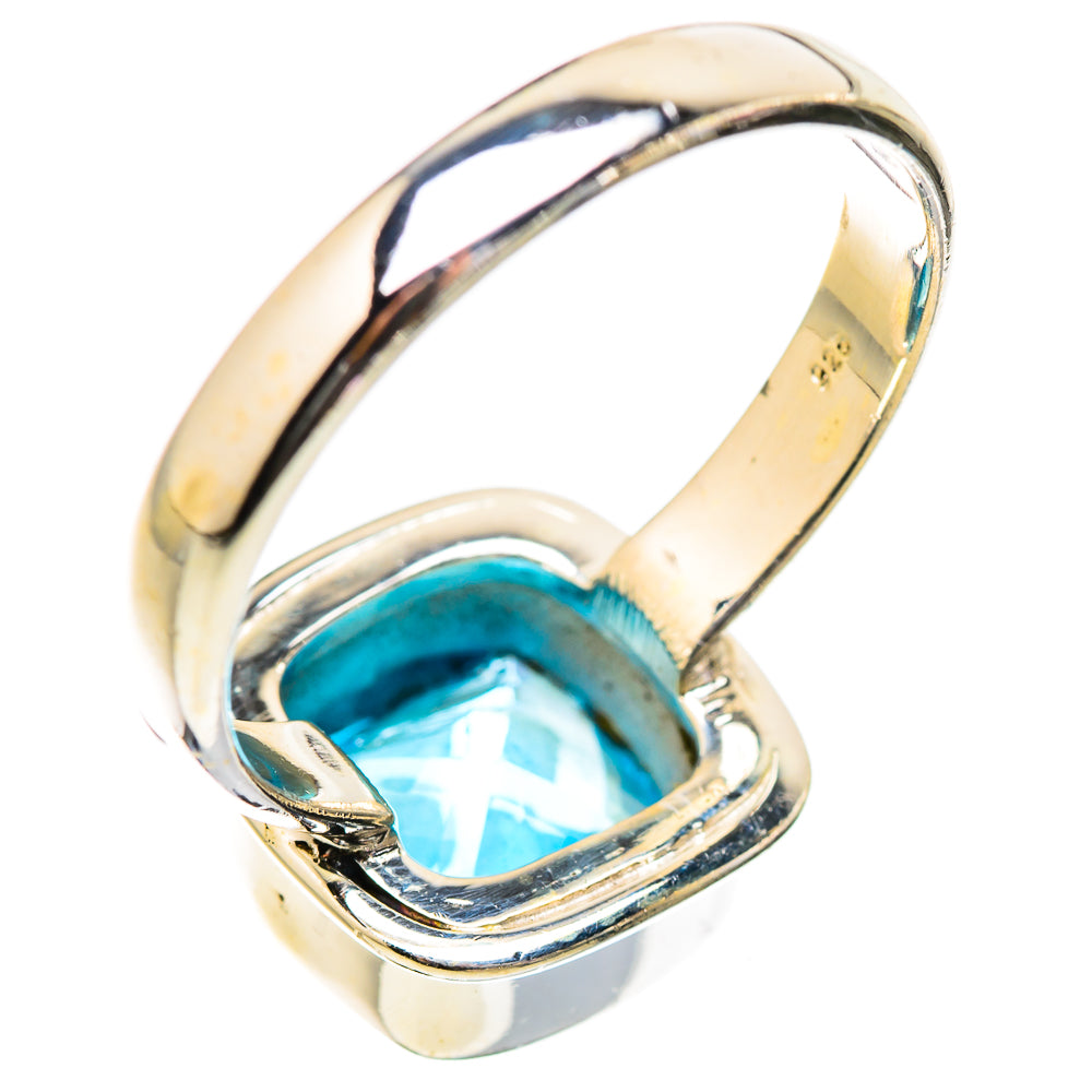 Blue Topaz Rings handcrafted by Ana Silver Co - RING130334 - Photo 3