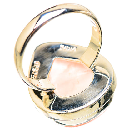 Rose Quartz Rings handcrafted by Ana Silver Co - RING130340 - Photo 3